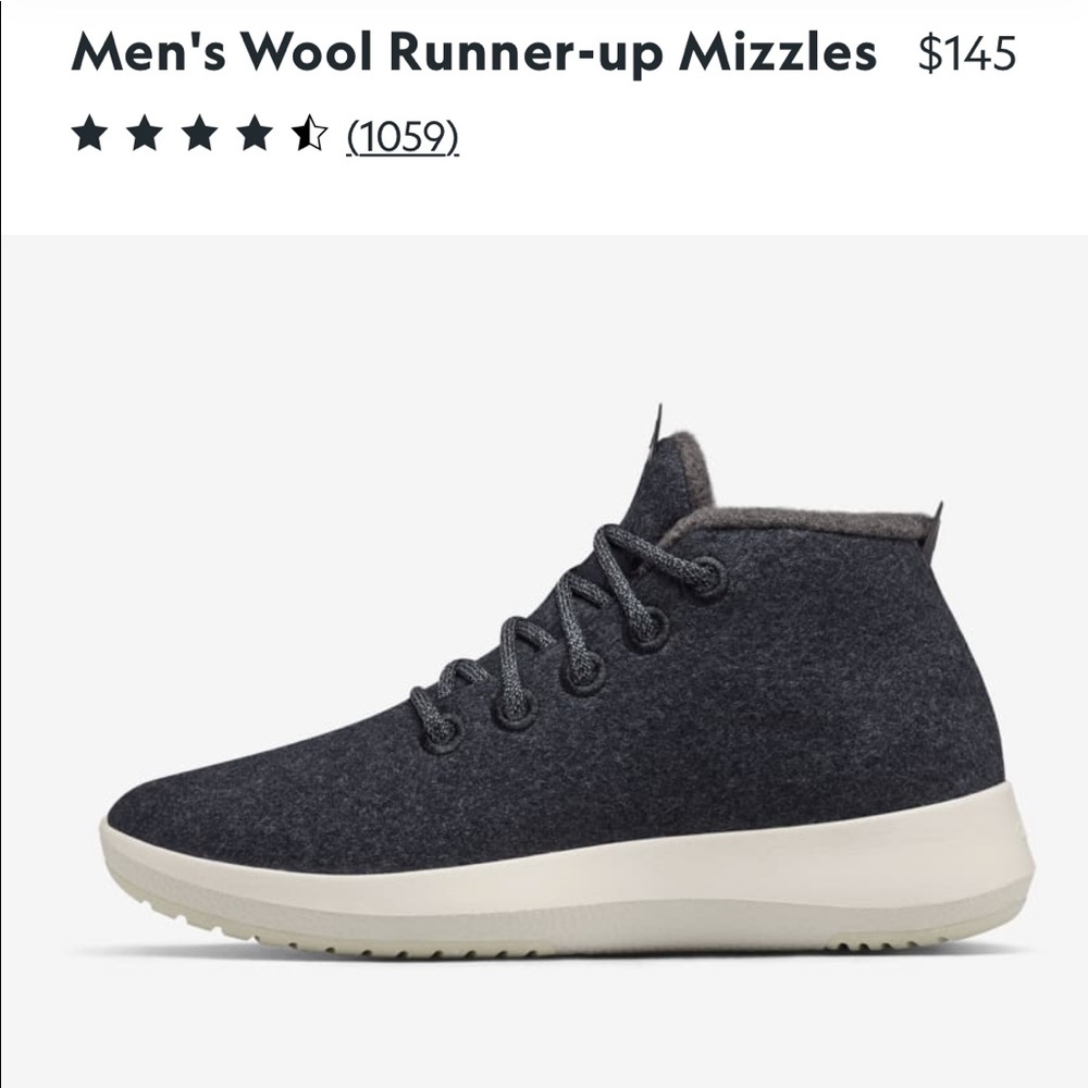 *ALLBIRDS* classic high top sneakers